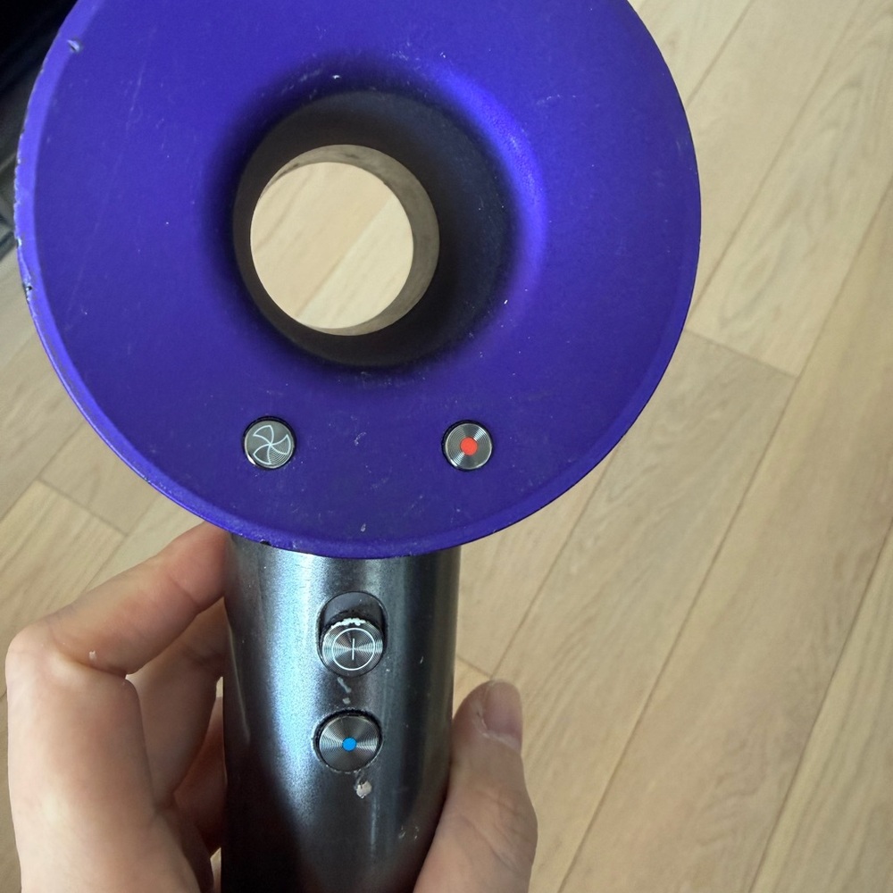 Dyson Hair Dryer in Purple and Gray - Picture 4 of 8
